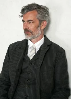 HANSEN GARMENTS LUKAS | Blazer Jacket | Khaki Pin -Hansen Shop 13x18 hansen ss22 suit 23 85 6 lukas willian kian khaki pin 6