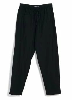 HANSEN GARMENTS JIM | Casual Drawstring Trousers | Black