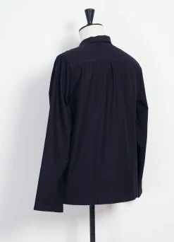 HANSEN GARMENTS MAGNE | Casual Pull-on Shirt | Blue -Hansen Shop 25 12 3 magne navy 4