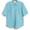 HANSEN GARMENTS REIDAR | Loose Fit Short Sleeve Shirt | Miami Green