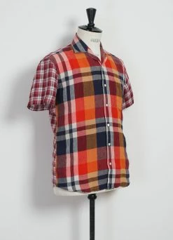 HANSEN GARMENTS JONNY | Short Sleeve Shirt | Red Checks -Hansen Shop 25 20 8 jonny red checks 3