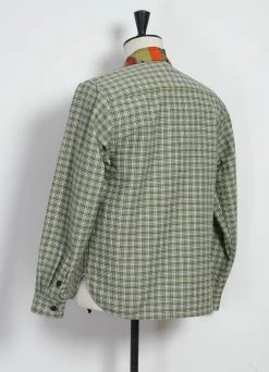 HANSEN GARMENTS REMY | East & West Shirt Jacket | Sashiko Green+ -Hansen Shop 25 80 6 remy sashiko green plus 5