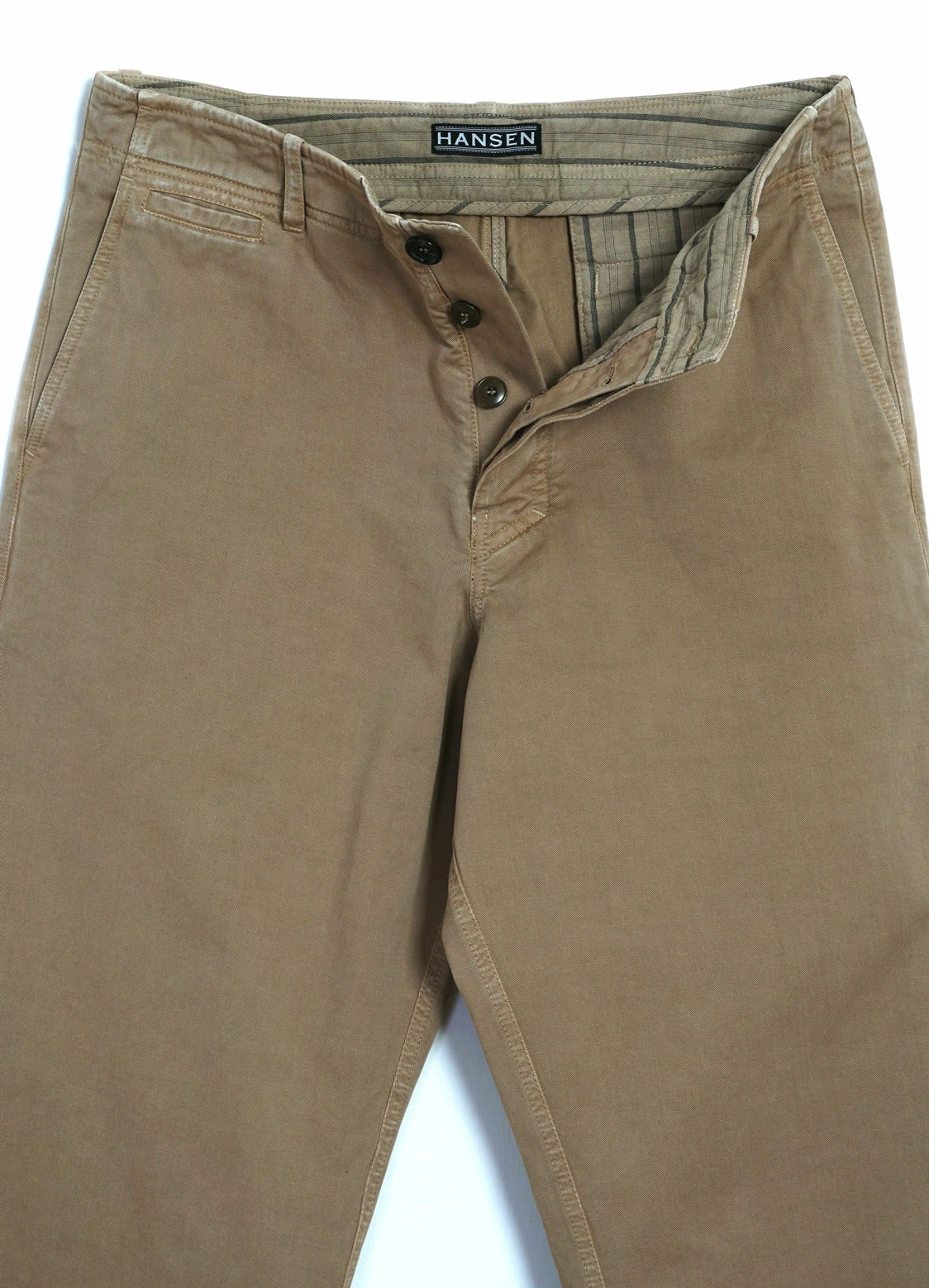 HANSEN GARMENTS KELD | Straight Legs Work Trousers | Classic Beige 2 HANSEN GARMENTS KELD | Straight Legs Work Trousers | Classic Beige - Image 2