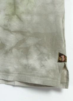 KAPITAL 4 FLAGS | 20/- Jersey Pennant T | Khaki X Yellow -Hansen Shop 4 flags 20 jersey pennant t khaki x yellow kapital 236662