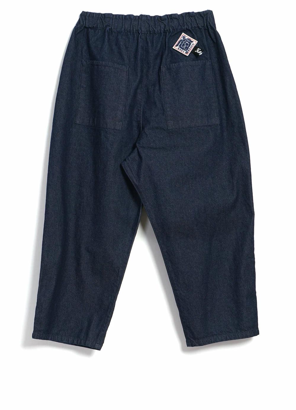 KAPITAL EASY BEACH GO | 12oz Broken Denim Trousers | Indigo 4 KAPITAL EASY BEACH GO | 12oz Broken Denim Trousers | Indigo - Image 4