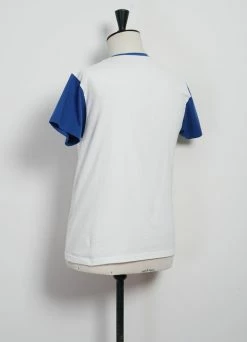 KAPITAL HARD RAIN | 2 Tone Ringer T-shirt | White & Blue -Hansen Shop K2206SC146 20 Jersey 2TONES Ringer T HARD RAIN 5