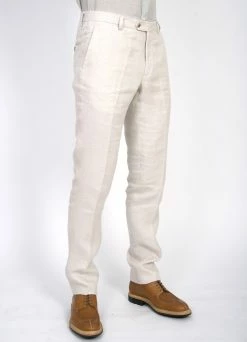 HANSEN GARMENTS ALEX | Formal Suit Trousers | Ecru -Hansen Shop alex formal suit trousers ecru i 270 180340