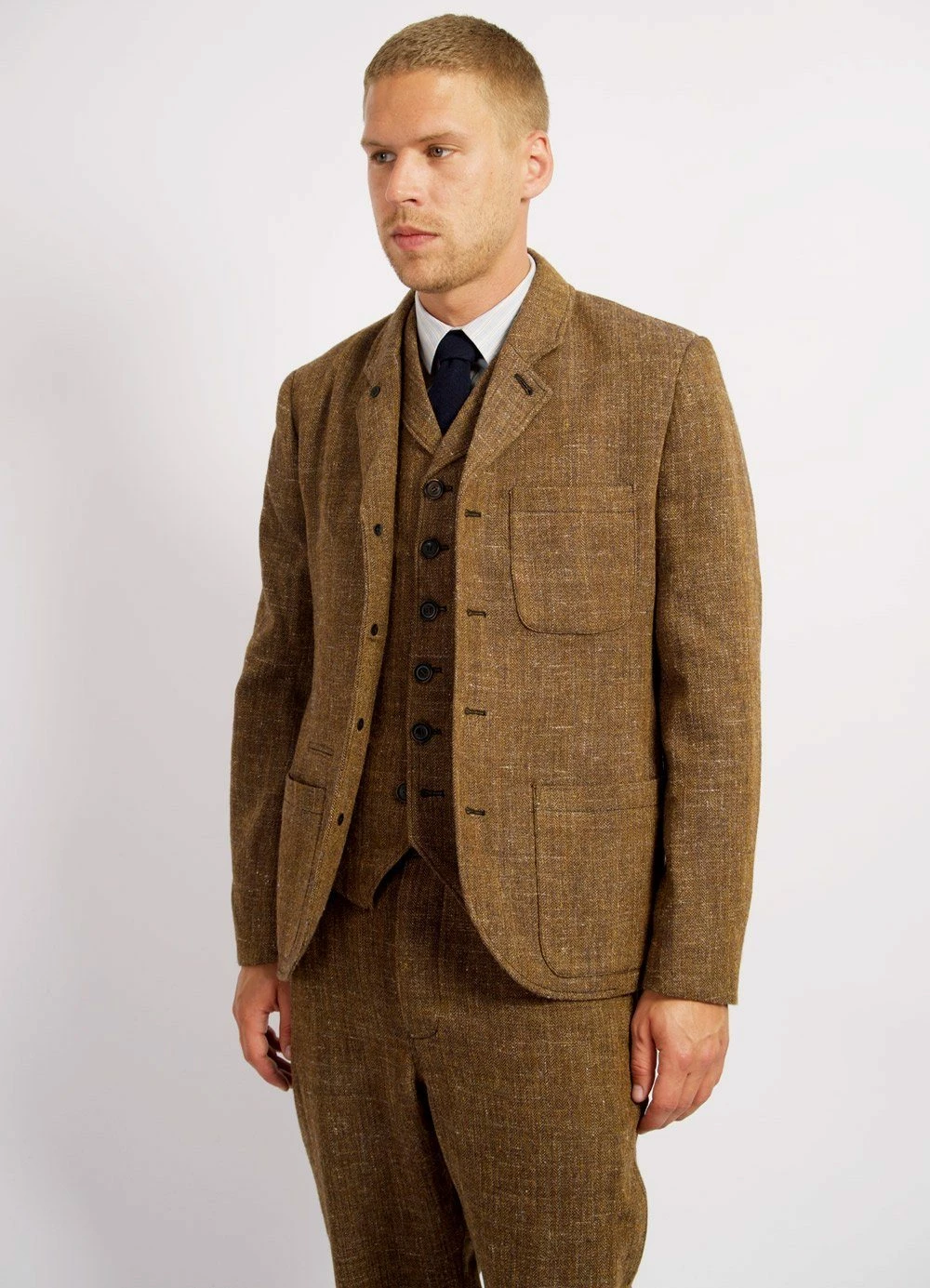 HANSEN GARMENTS ANKER | Classic Casual Blazer | Cognac 2 HANSEN GARMENTS ANKER | Classic Casual Blazer | Cognac - Image 2