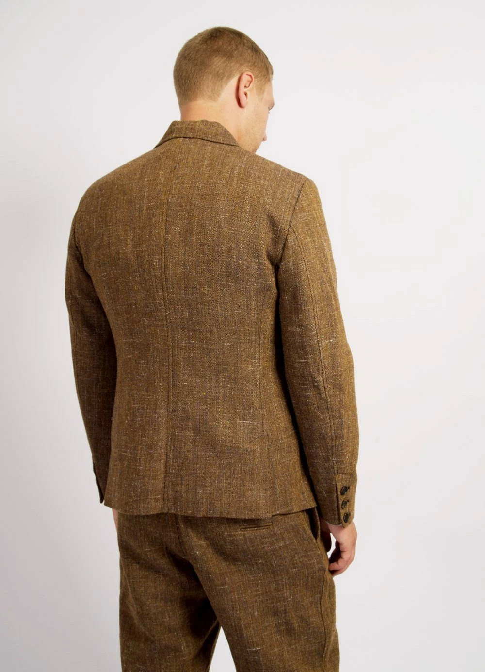 HANSEN GARMENTS ANKER | Classic Casual Blazer | Cognac 4 HANSEN GARMENTS ANKER | Classic Casual Blazer | Cognac - Image 4
