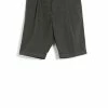 HANSEN GARMENTS BIRK | Single Pleated Shorts | Khaki Pin