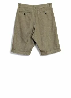 HANSEN GARMENTS BIRK | Single Pleated Shorts | Safari -Hansen Shop birk single pleated shorts safari hansen garments 657470