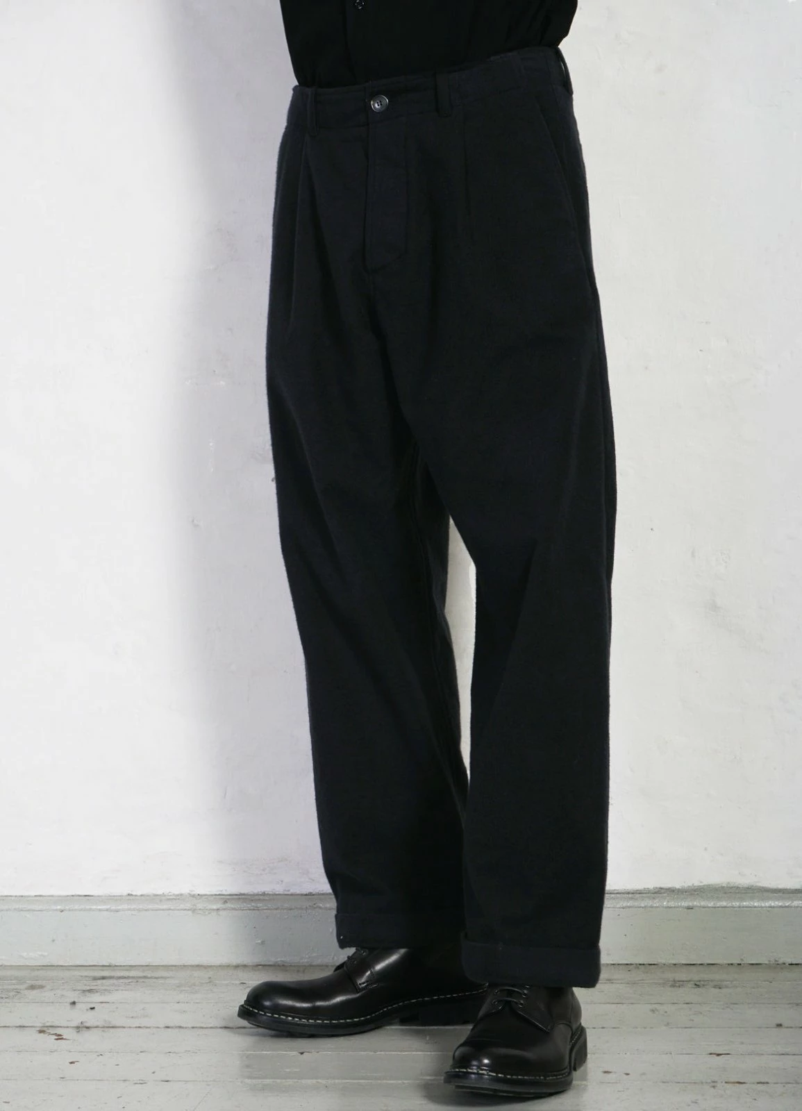 HANSEN GARMENTS BOBBY | Super Wide Pleated Trousers | Dark Bluegrey 2 HANSEN GARMENTS BOBBY | Super Wide Pleated Trousers | Dark Bluegrey - Image 2