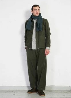 HANSEN GARMENTS BOBBY | Super Wide Pleated Trousers | Dark Green -Hansen Shop bobby super wide pleated trousers dark green hansen garments 461308