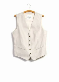 Front Page 35 HANSEN GARMENTS DAN | Formal Suit Waistcoat | Ecru