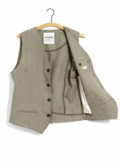 HANSEN GARMENTS DANIEL | Classic Waistcoat | Bay Leaf 9 HANSEN GARMENTS DANIEL | Classic Waistcoat | Bay Leaf -Hansen Shop daniel classic waistcoat bay leaf hansen garments 407413