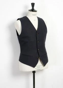 HANSEN GARMENTS DANIEL | Classic Waistcoat | Dark Blue -Hansen Shop daniel classic waistcoat dark blue hansen garments 789023