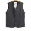 HANSEN GARMENTS DANIEL | Classic Waistcoat | Graphite