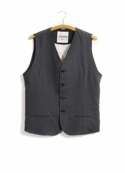 HANSEN GARMENTS DANIEL | Classic Waistcoat | Graphite