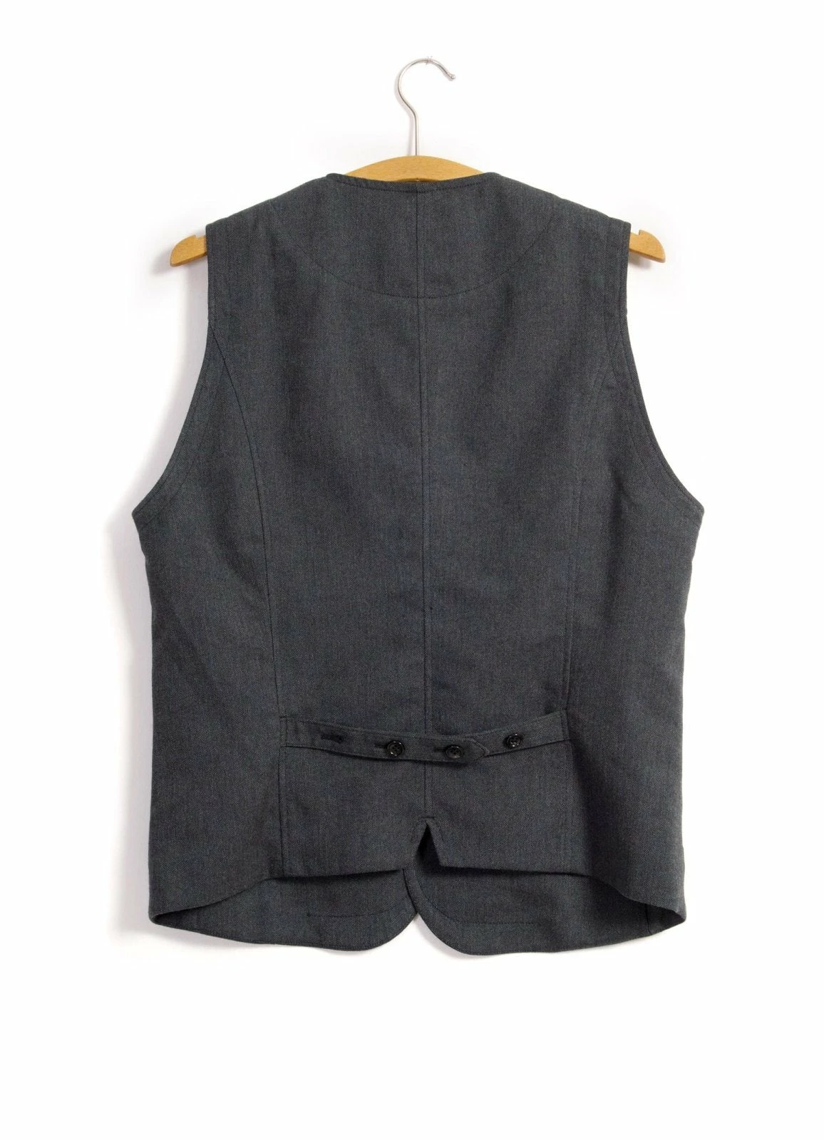 HANSEN GARMENTS DANIEL | Classic Waistcoat | Graphite 2 HANSEN GARMENTS DANIEL | Classic Waistcoat | Graphite - Image 2