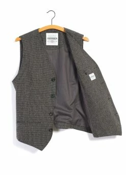 HANSEN GARMENTS DANIEL | Classic Waistcoat | Rocks -Hansen Shop daniel classic waistcoat rocks hansen garments 978819