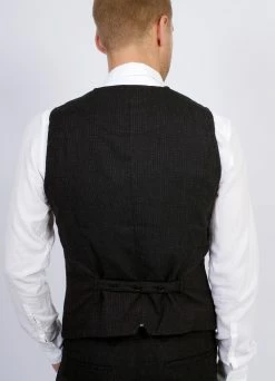 HANSEN GARMENTS DANIEL | Classic Waistcoat | Slate -Hansen Shop daniel classic waistcoat slate 240 964557