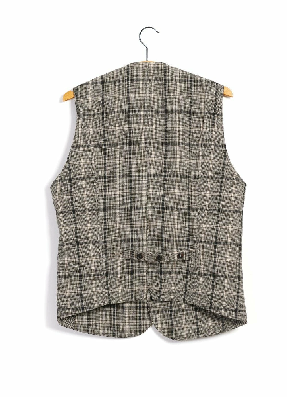 HANSEN GARMENTS DANIEL | Four Button Waistcoat | Check 1 2 HANSEN GARMENTS DANIEL | Four Button Waistcoat | Check 1 - Image 2
