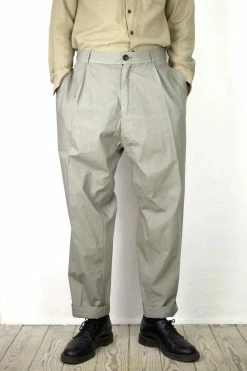HANSEN GARMENTS EIGIL | Wide Fit Trousers | Dark Rust -Hansen Shop eigil wide fit trousers dark rust 185 216575