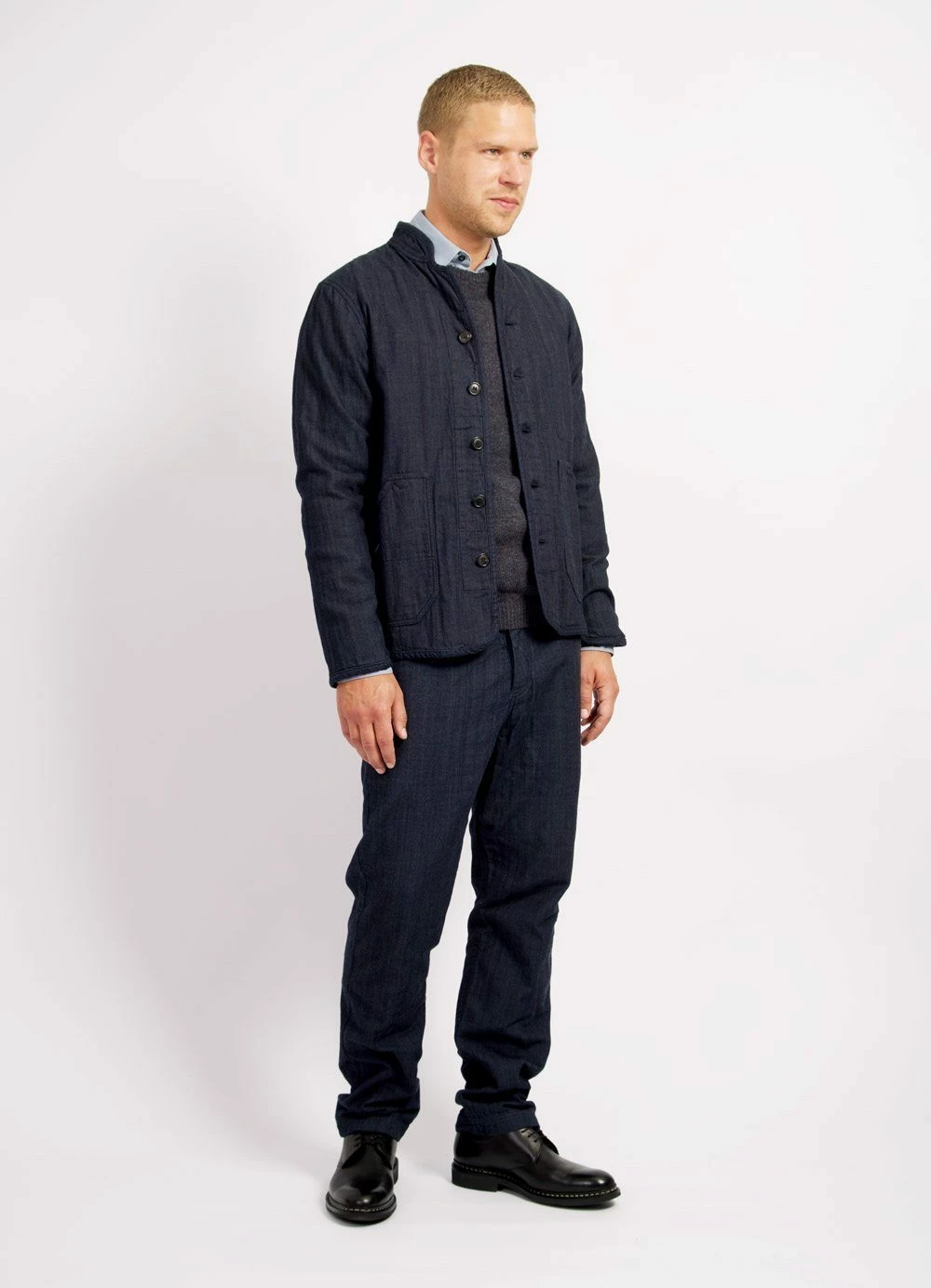 HANSEN GARMENTS EMIL | Work Trousers | Indigo 8 HANSEN GARMENTS EMIL | Work Trousers | Indigo - Image 8