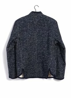 HANSEN GARMENTS ERLING | Quilted Work Jacket | Big Blue -Hansen Shop erling quilted work jacket big blue hansen garments 132519