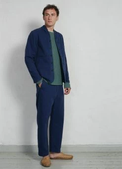 HANSEN GARMENTS ERLING | Refined Work Jacket | Work Blue -Hansen Shop erling refined work jacket work blue hansen garments 193372