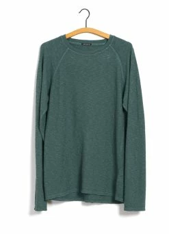 HANSEN GARMENTS FELIX | Raglan Long Sleeve T-shirt | Eucalyptus