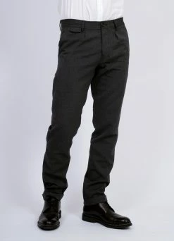 HANSEN GARMENTS FRANK | Regular Fit Trousers | Graphite -Hansen Shop frank regular fit trousers graphite 255 998657