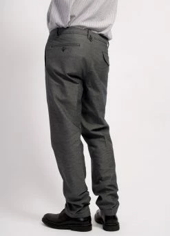 HANSEN GARMENTS FRANK | Regular Fit Trousers | Indigo Grey -Hansen Shop frank regular fit trousers indigo grey 250 825757