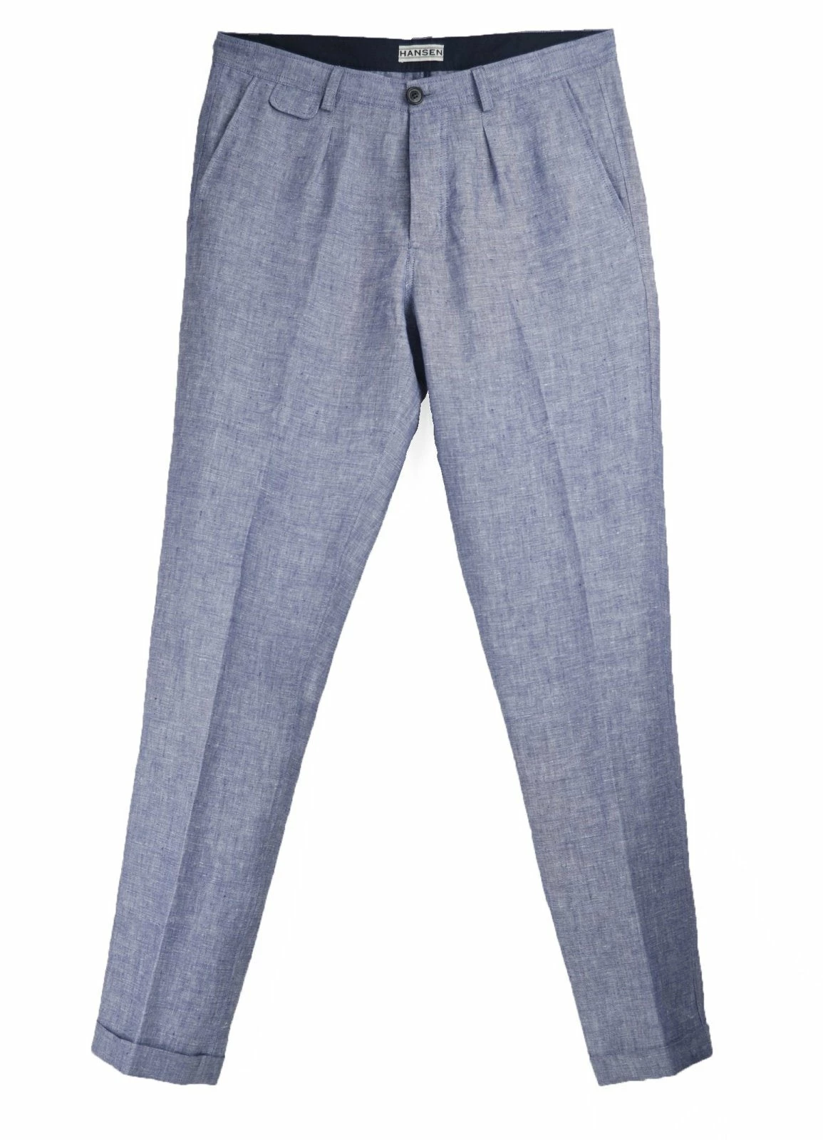 HANSEN GARMENTS FRANK | Regular Fit Trousers | Light Blue 1 HANSEN GARMENTS FRANK | Regular Fit Trousers | Light Blue