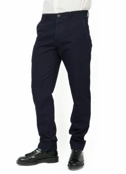 HANSEN GARMENTS FRED | Regular Fit Trousers | Black Indigo 9 HANSEN GARMENTS FRED | Regular Fit Trousers | Black Indigo -Hansen Shop fred regular fit trousers black indigo 200 417236