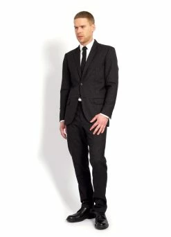 HANSEN GARMENTS FREDE | Pointed Lapel 2-Button Blazer | Slate 12 HANSEN GARMENTS FREDE | Pointed Lapel 2-Button Blazer | Slate -Hansen Shop frede pointed lapel 2 button blazer slate 430 563302