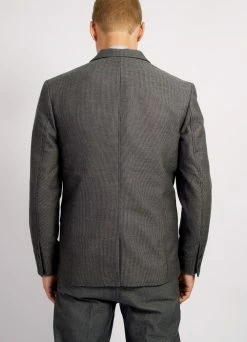 HANSEN GARMENTS FREDERIK | Casual Blazer | Indigo Grey -Hansen Shop frederik casual blazer indigo grey 425 492058