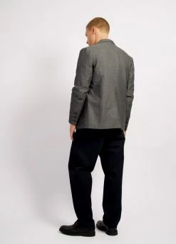 HANSEN GARMENTS FREDERIK | Casual Blazer | Indigo Grey -Hansen Shop frederik casual blazer indigo grey 425 543908