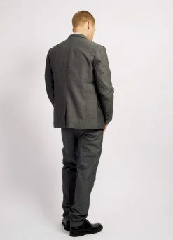 HANSEN GARMENTS FREDERIK | Casual Blazer | Indigo Grey -Hansen Shop frederik casual blazer indigo grey 425 819042