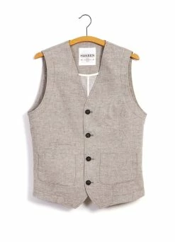 HANSEN GARMENTS HALFDAN | Classic Waistcoat | Beach