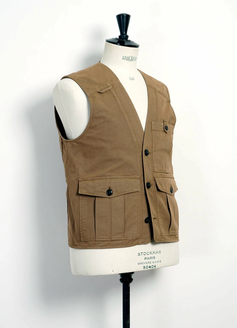 HANSEN GARMENTS HEKTOR | Utility Vest | Khaki 3 HANSEN GARMENTS HEKTOR | Utility Vest | Khaki - Image 3