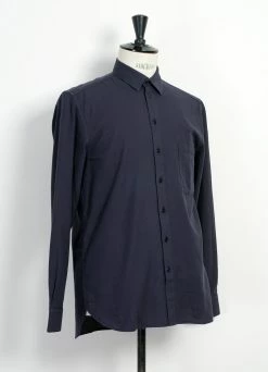 HANSEN GARMENTS HENNING | Casual Classic Shirt | Navy -Hansen Shop henning casual classic shirt navy hansen garments 279216