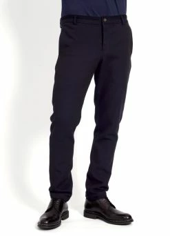 HANSEN GARMENTS IVAN | Slim Fit Trousers | Deep Indigo -Hansen Shop ivan slim fit trousers deep indigo 265 134254