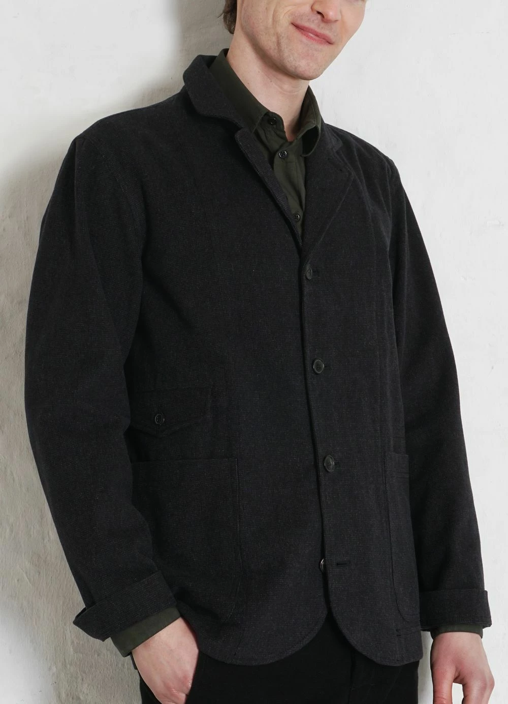 HANSEN GARMENTS JASPER | Casual Everyday Jacket Blazer | Blackish 2 HANSEN GARMENTS JASPER | Casual Everyday Jacket Blazer | Blackish - Image 2