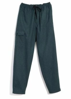 HANSEN GARMENTS JIMMY | Casual Cargo Drawstring Pants | Moss Green