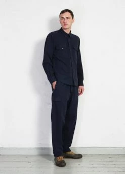 HANSEN GARMENTS JIMMY | Casual Cargo Drawstring Pants | Navy -Hansen Shop jimmy casual cargo drawstring pants navy hansen garments 898335