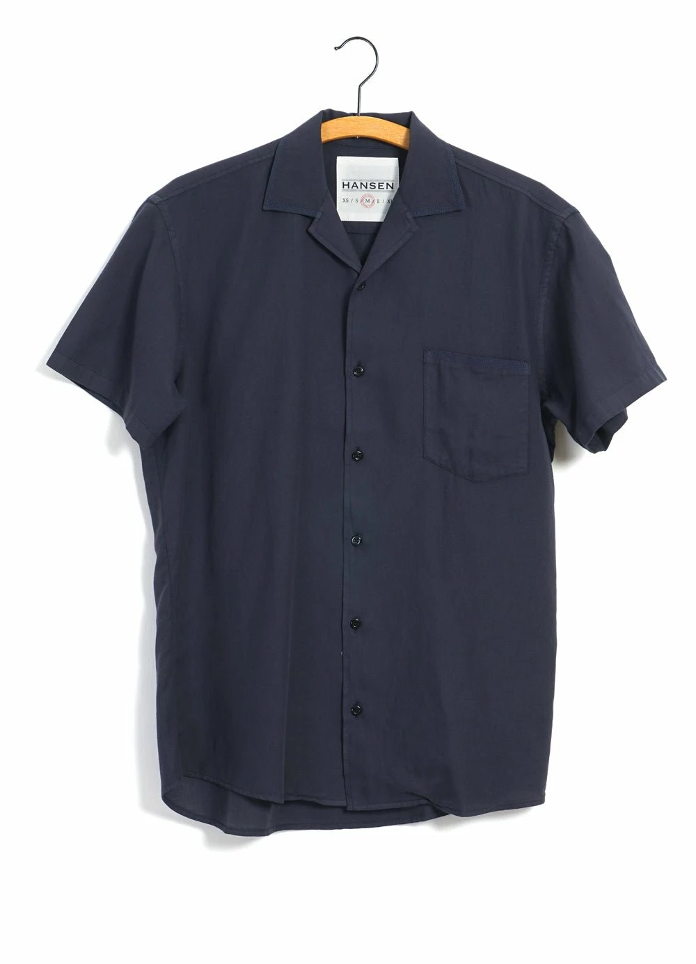 HANSEN GARMENTS JONNY | Short Sleeve Shirt | Navy 1 HANSEN GARMENTS JONNY | Short Sleeve Shirt | Navy