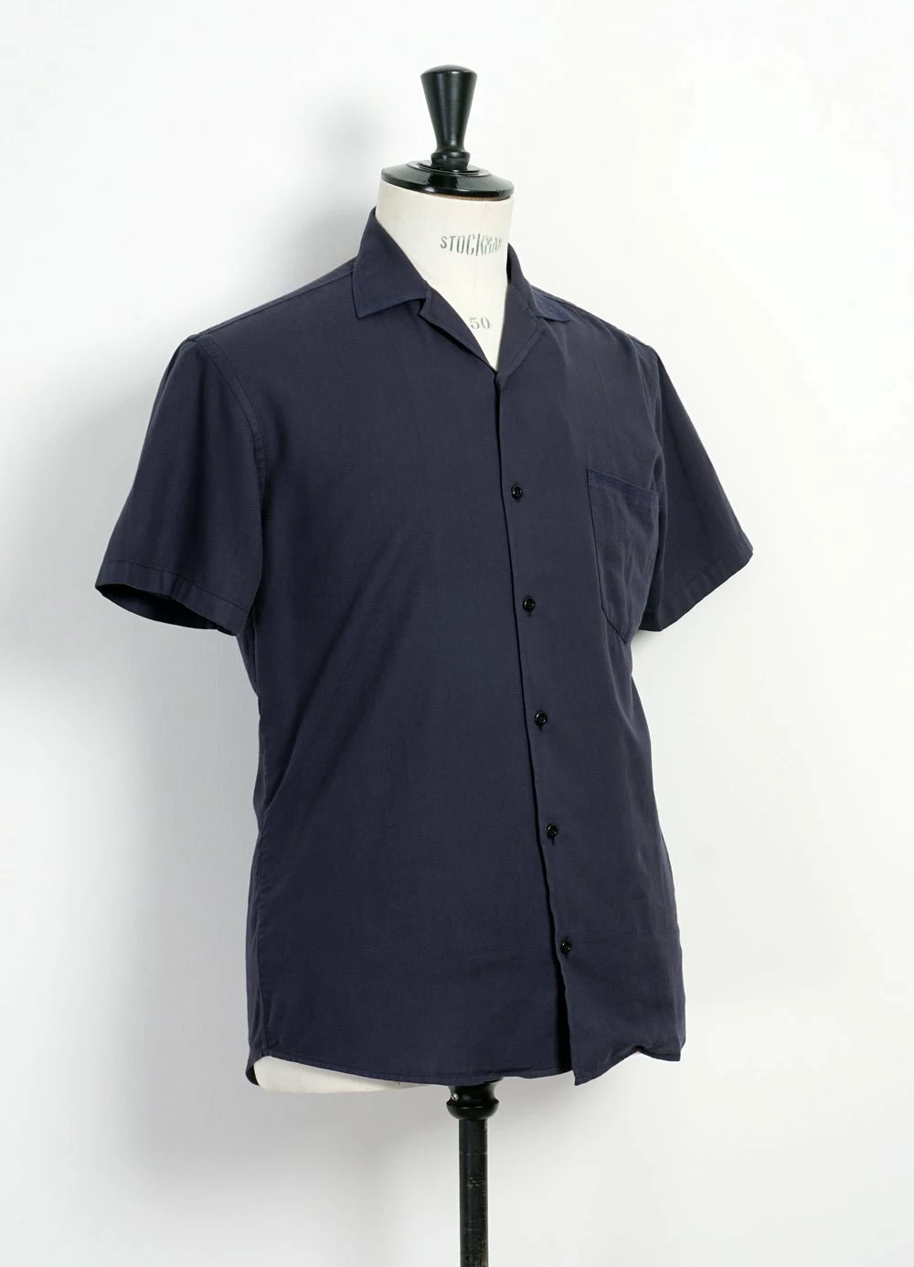 HANSEN GARMENTS JONNY | Short Sleeve Shirt | Navy 2 HANSEN GARMENTS JONNY | Short Sleeve Shirt | Navy - Image 2