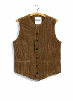 Front Page 18 HANSEN GARMENTS KAJ | Casual Waistcoat | Camel