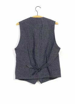 HANSEN GARMENTS KALLE | Casual Classic Vest | Blue Delave 10 HANSEN GARMENTS KALLE | Casual Classic Vest | Blue Delave -Hansen Shop kalle casual classic vest blue delave 225 709234